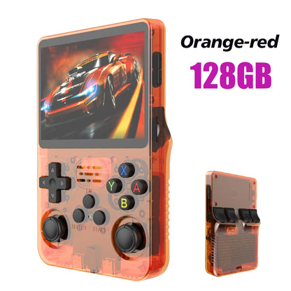 BOYHOM R36S Retro Handheld Video Game Console Linux System 3.5 Inch IPS Screen R35s Pro Portable Pocket Video Player 64GB Games