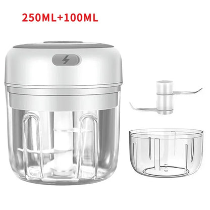 Meat Grinder Garlic Crusher Food Chopper Mini Garlic Press Vegetable Chopper Masher Machine USB Kitchen Gadgets