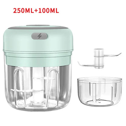 Meat Grinder Garlic Crusher Food Chopper Mini Garlic Press Vegetable Chopper Masher Machine USB Kitchen Gadgets